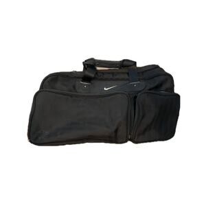 Nike Golf Duffel Bag Heavy Canvas Black White 22"x12"x12"